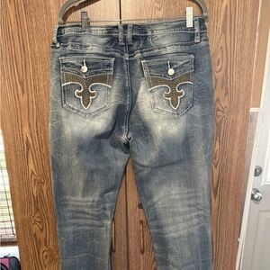 Women’s Flamingo Stretchy Jeans size XL